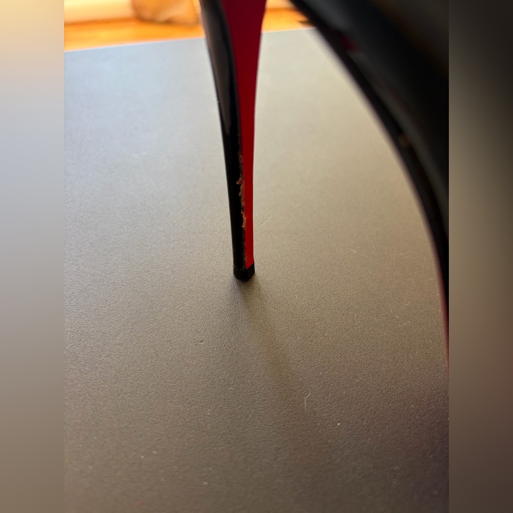 Christian Louboutin Pigalle Follies 100 Patent Black Heels EU 39 - Picture 12 of 17